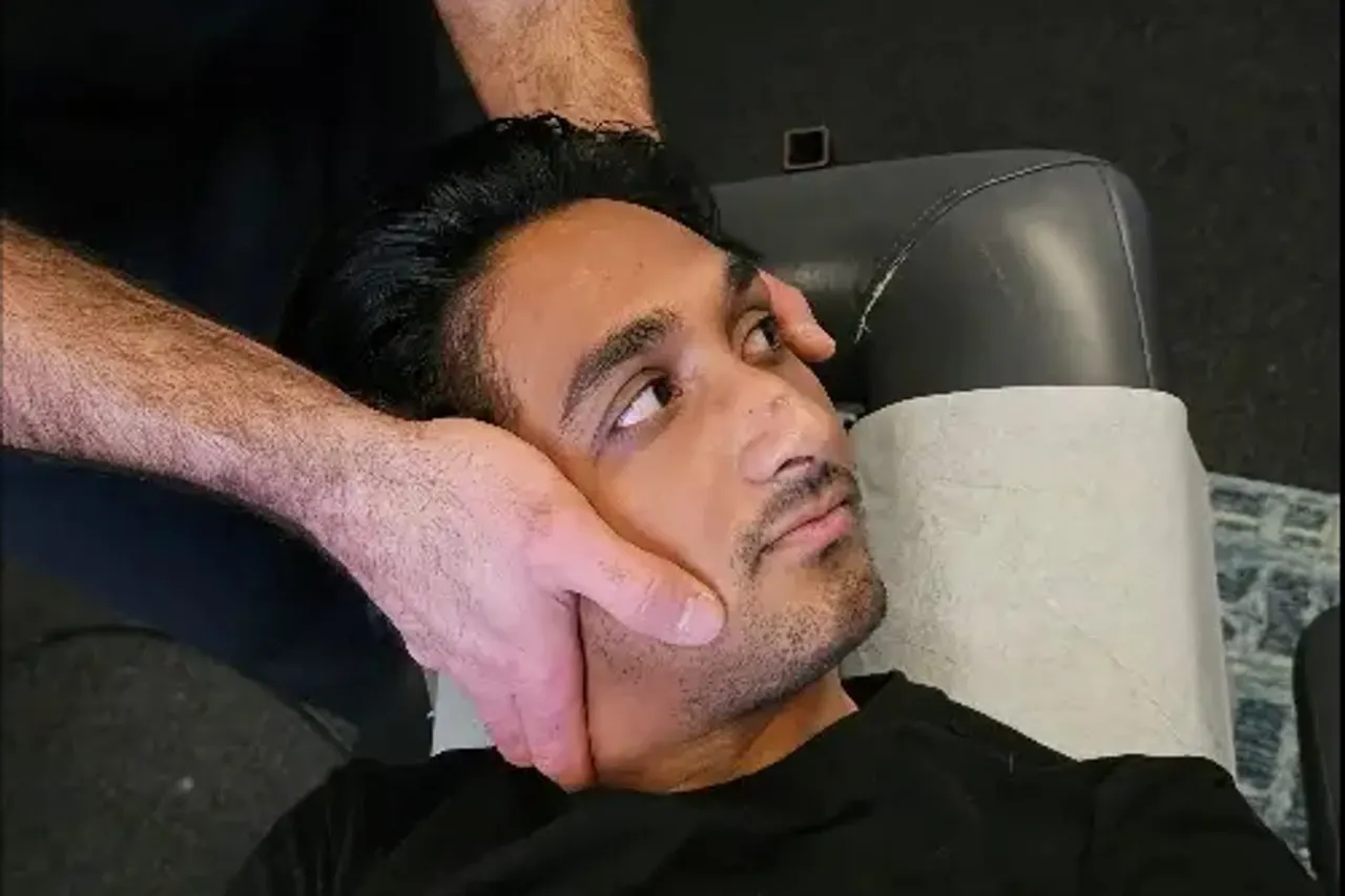 Careful hands-on work through the neck